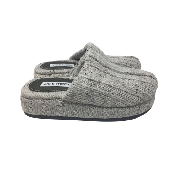 Women's Steve Madden Sweater Clog Slippers Size 6 with Box - Picture 4 of 13